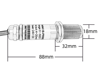 广州华洪IS-PR500A（0-500℃）经济型工业用在线式红外测温仪 非接触式温度传感器(图4)